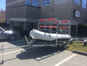 Boat Rack over existing Trailer with Boat