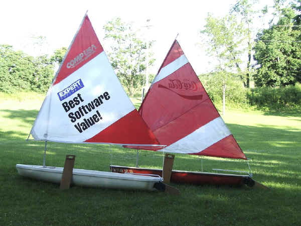 Sea Snark with CompUSA  Promotional Sail