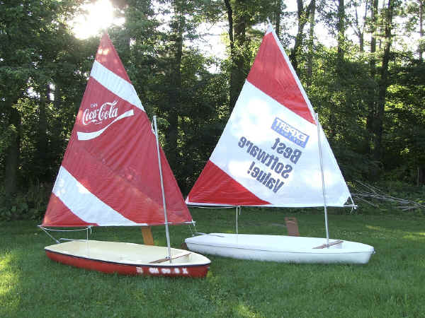 Super  Snark with a Coca Cola Promotional Sail