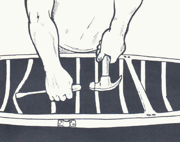 Replacing Sportspal Canoe Ribs