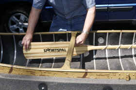 Sportspal Canoes Come With paddles as a standard option