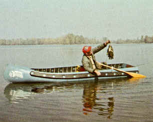 Sportspal Model X-13 Canoe in action on the lake