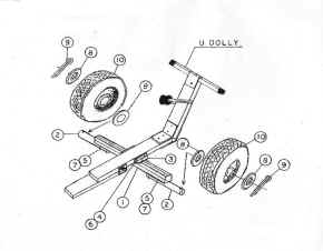 Trailex Launching Dolly Nose wheel Option