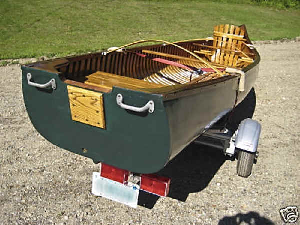 Trailex SUT-200-S Trailer Shown With Wood Canvas Canoe