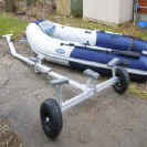 Zodiac Inflatable Boat on Trailex Launching Dolly