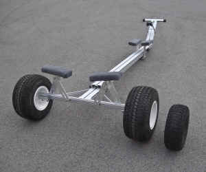 Trailex Universal Beacjh Launching Dolly with Large Tires and Super Size Wheel