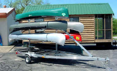 Trailex UT-1000-8  Multiple Canoe Trailer
