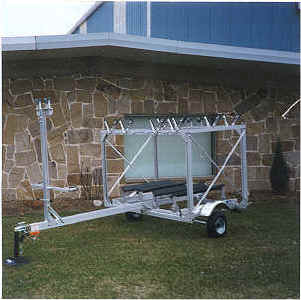 Trailex model UT-600 WR for dual Windrider Trimaran