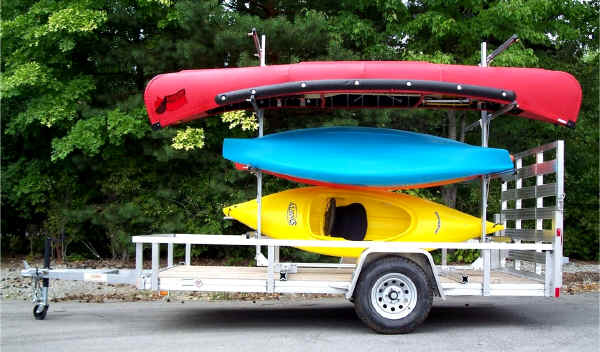 Trailex Trailer Kit to convert flatbed trailer to a canoe kayak trailerr