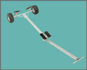 Trailex Model UT-300 TD Trolley Dolley for Small Sailboats